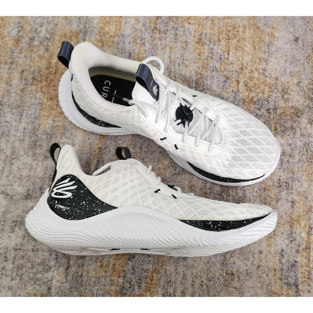 Under Armour Men's Curry Flow 12 Team White/Black Size 13